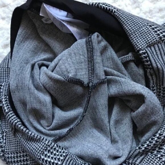 Lyssé: Black White Mixed Herringbone Ponte Pants S - Picture 7 of 10